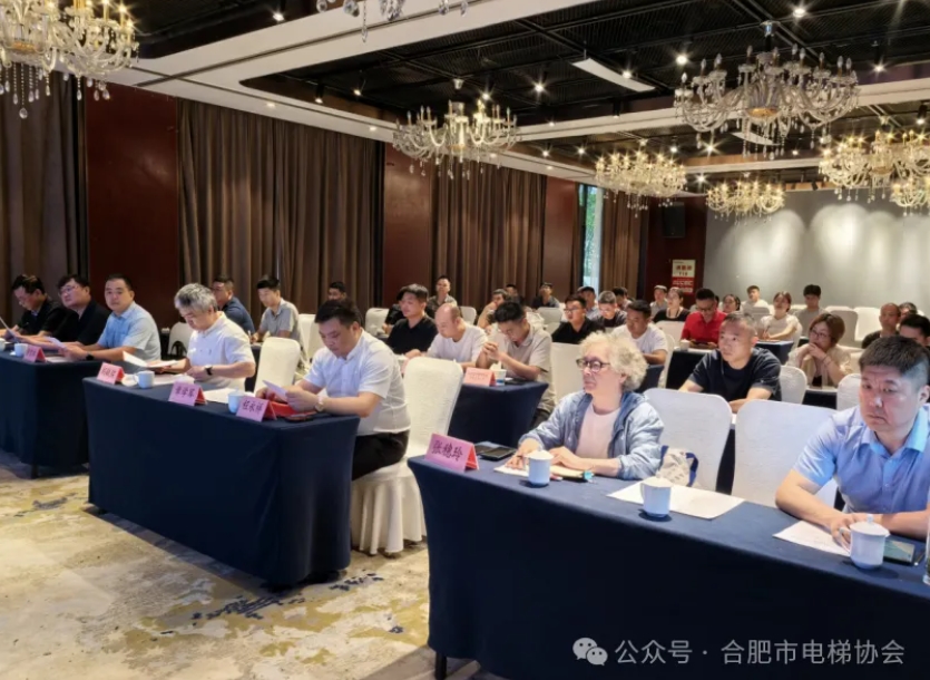 合肥市电梯行业协会电梯检测分会2025年度1-2季度电梯自行检测质量自查结果通报会在肥召开